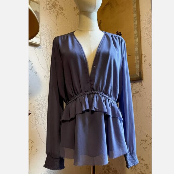 Greylin Lavender Chennei Tiered Top - Picture 1 of 14